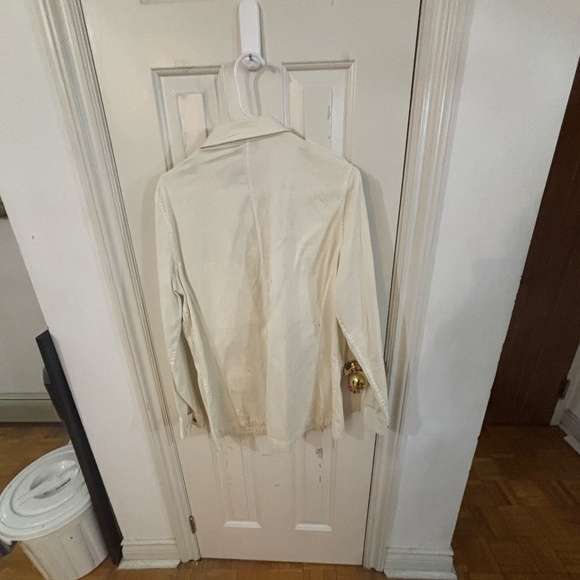 Vintage white light jacket cargo style * accepting offers - Picture 5 of 6